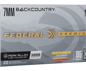 FED GLD MDL BERG 7MM BC 195GR 20/200