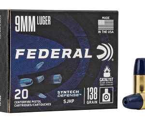 FED SYN DEF 9MM 138GR SJHP 20/200