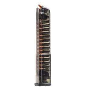 Elite Tactical Systems Carbon Smoke Handgun Magazine for Glock 17 9mm Luger 32/rd