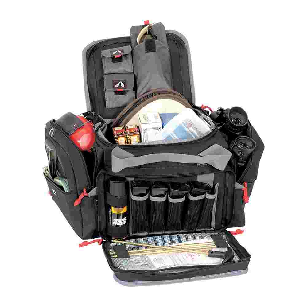 G-Outdoors Medium Range Bag with Lift Ports & 2 Ammo Dump Cups Black