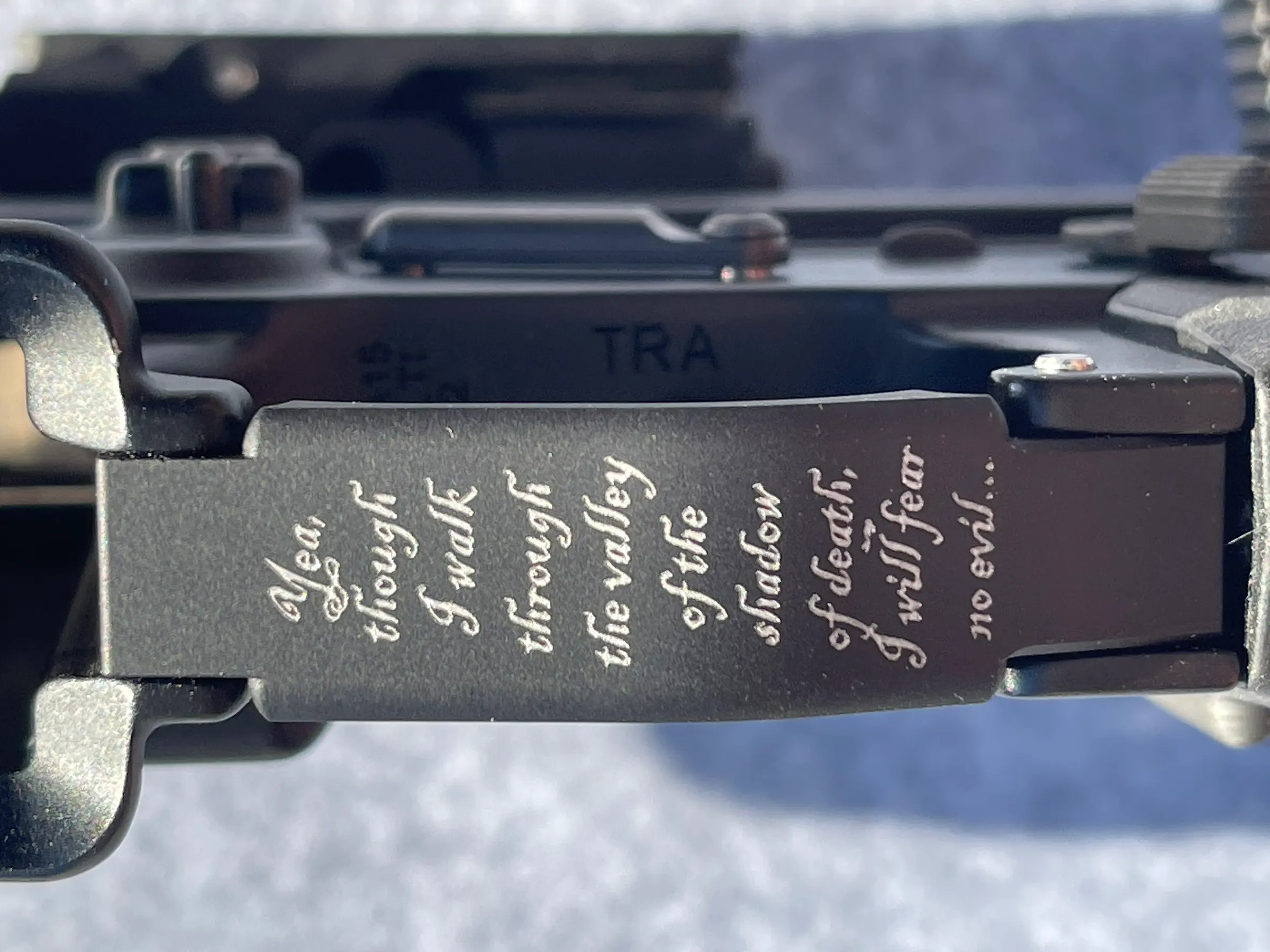 Two-Tone Competition Rifle