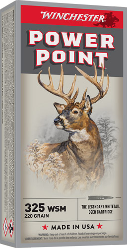 WINCHESTER SUPER-X 325 WSM - 220GR POWER POINT 20RD 10BX/CS - Image 2