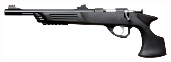 CRICKETT PISTOL 22WMR - BLUED/BLACK SYNTHETIC THREADED