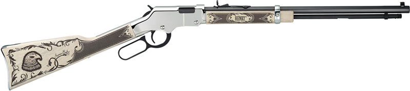 HENRY SILVER AMERICAN EAGLE - 22S/L/LR 20" OCTAGON WALNUT