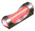 TRUGLO SIGHT FAT BEAD 5-40 - THREAD FIBER OPTIC RED