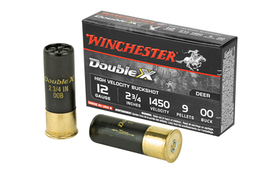 WIN DBL X HV 12GA 2.75" 00BK 9P 5/