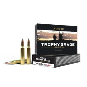 Nosler Trophy Grade Rifle Ammunition 7mm Rem Mag 160 gr AB 2925 fps 20/ct