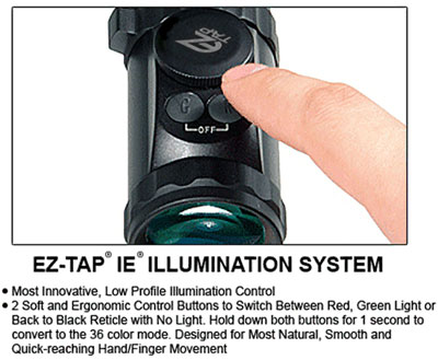 UTG SCOPE 6-24X50 1" AO - 36 COLOR ILLUMINATED MIL-DOT - Image 8