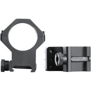 Weaver Tactical 6Hole Picatinny Ring Matte Black 30mm High Clamshell Pack
