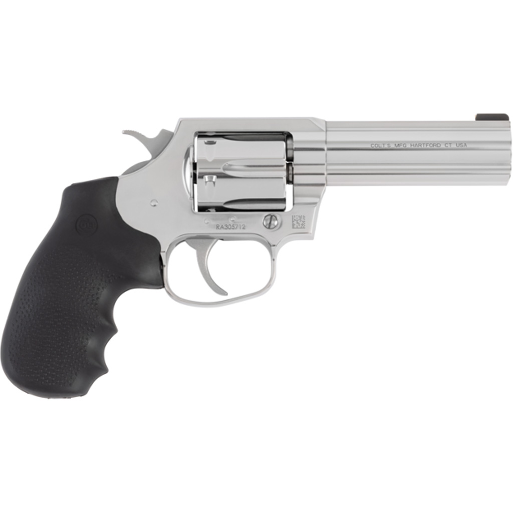 Colt Cobra Revolver 38 SPL+P 4 in. Stainless Hogue Grip 6 rd. - Image 3