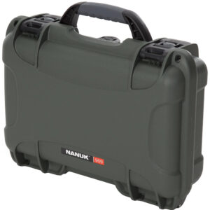 Nanuk Pistol and Accessory Hard Case w/Foam Olive 11.4 in. x 7 in. x 3.6 in
