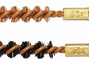 OTIS BORE BRUSH 6.5MM 2-PK - 1-NYLON 1-BRONZE 8-32 THREAD
