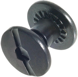 TOC CHICAGO SCREW SET - 6 PIECES BLACK - Image 2