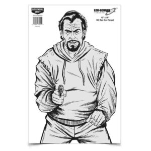 Birchwood Casey Eze-Scorer BC Bad Guy Paper Target - 12"x18" 10 Pack