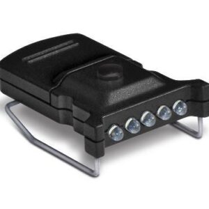 Cyclops Micro Hat Clip Light - 5 LED Bulb White Black