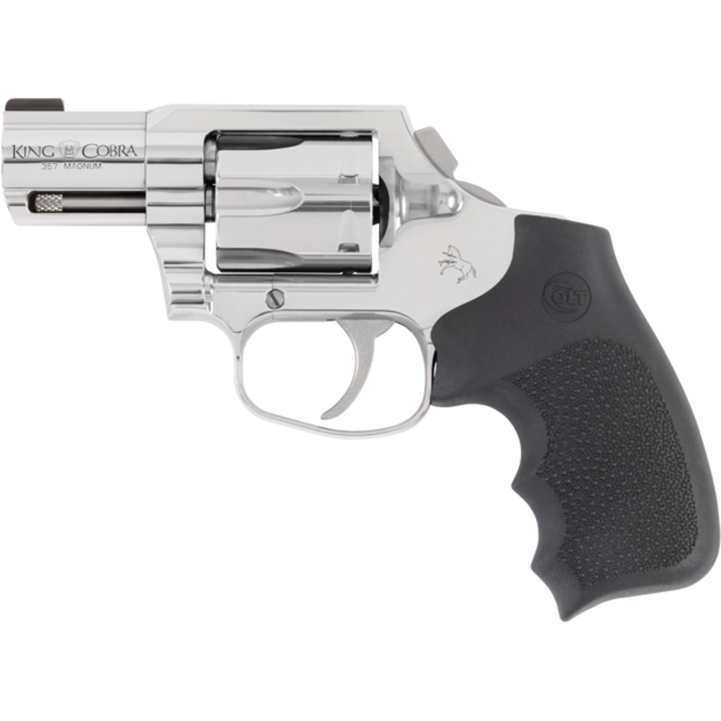 Colt King Cobra Carry DAO Revolver 357 Mag 2 in. Stainless w/Hogue Grip 6 rd. - Image 3