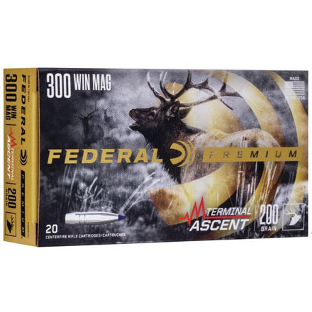 Ascent .300 Win Mag 200 Grain Centerfire Rifle Ammo