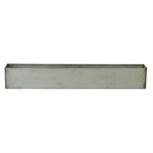 FULL BLUING TANK, 40'' L X 6'' H X 6'' W, STAINLESS STEEL