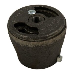 FLAT FACE MIXER 1-5/8'' W/CAST IRON SHUTTER