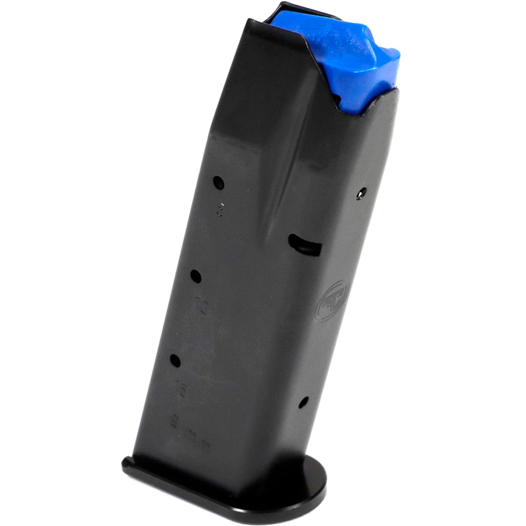 Dan Wesson Pistol Magazine 9mm 15 rd. Black Alum Base Fits DWX/75 Compact