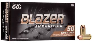 CCI BLAZER 40 S&W 180 GR FMJ
