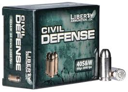 40 S&W CIVEL DEFENSE LIBERTY AMMUNITION