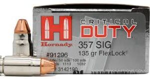 357 SIG HORNADY CRITICAL DUTY