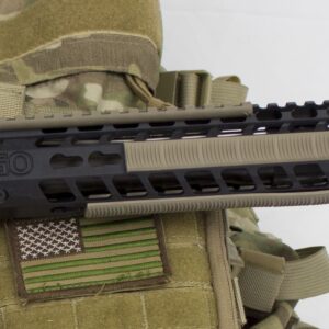 Ergo Grip 4 Pack of Black 7-Slot KeyMod WedgeLok Rail Covers