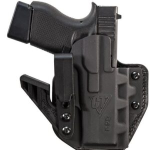 CompTac eV2 Max Hybrid Appendix IWB Holster - SW - MP Shield 9mm/40 - Right - Black
