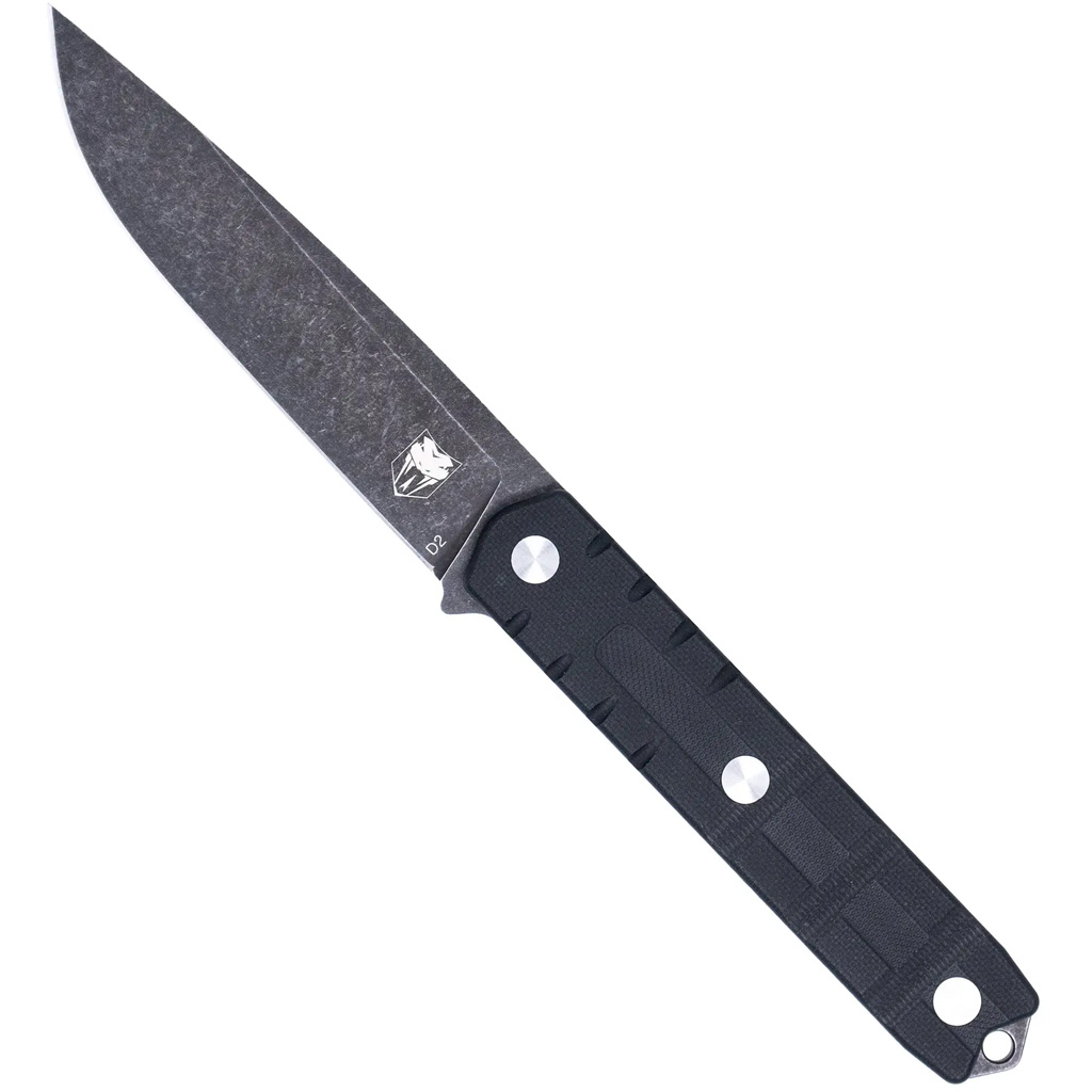 CobraTec Outdoor Warrior Knife Fixed Blade Black - Image 3