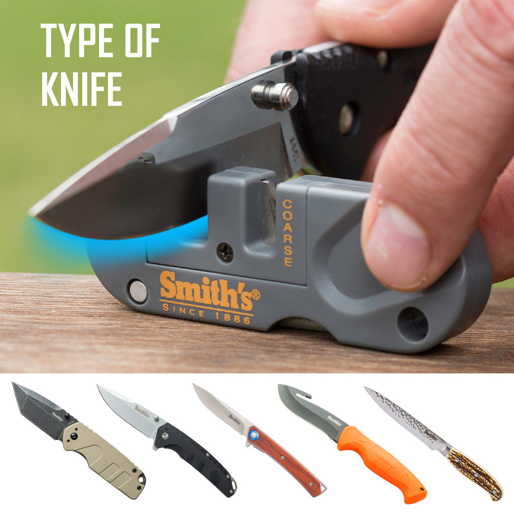 Smiths Pocket Pal Knife Sharpener Gray - Image 3