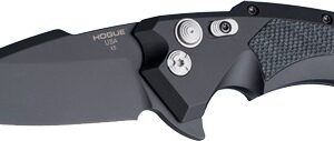 HOGUE X5 3.5" FOLDER SPEAR - POINT BLADE ALUM/G-MASCUS BLK