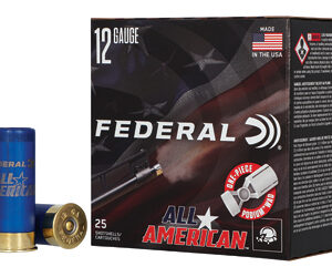 FED ALL AMER 12GA 2.75" 1 1/8OZ #8