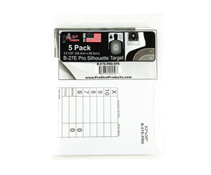 PROSHOT 23"X35" B27 SILH 5PK