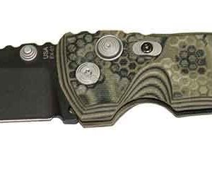Hogue EX-01 3.5" G-Mascus Green Cerakote G10 Frame Tread Folder Drop Point Blade