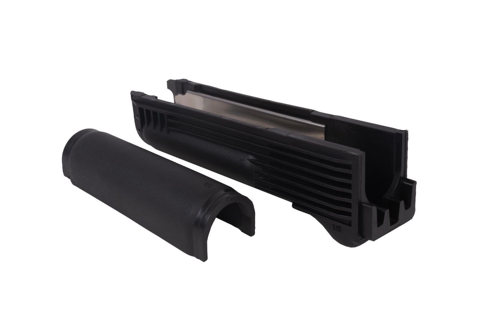 Arsenal Black Polymer Handguard Set with Stainless Steel Heat Shield for Stamped Receivers - Image 3