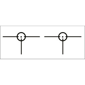 Gunstar Tactical 3D 1 Reticle Black