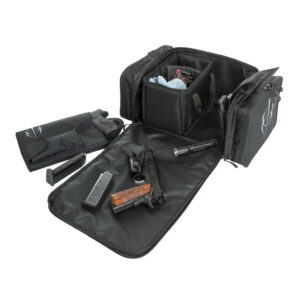 BlackHeart Respondent Range Bag with Ammo Carrier & Pistol Sleeve Black