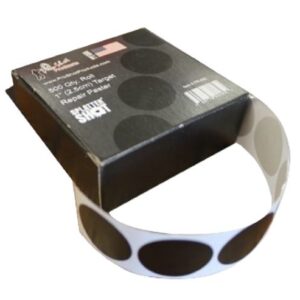 SPLATTER SHOT TARGET REPAIR - PASTERS 1" BLACK 500CT ROLL