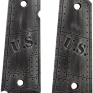 Hogue Govt. Model Aluminum - 1911 U.S. Green Distressed Grip
