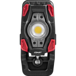 CL10R CLAMP LIGHT 1150 LUM W/ULTRA VIEW FLOOD LIGHT BLK/RED