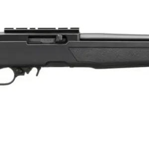 RUGER 10/22 22LR RIFLE 18.5" BLUED/BLACK SYNTHETIC, BX-TRIGGER, RAIL INSTALLED, NO SIGHT 1-10RD