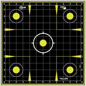 EzAim Splash Sight-In Grid Paper Target 12x12 12 pk.