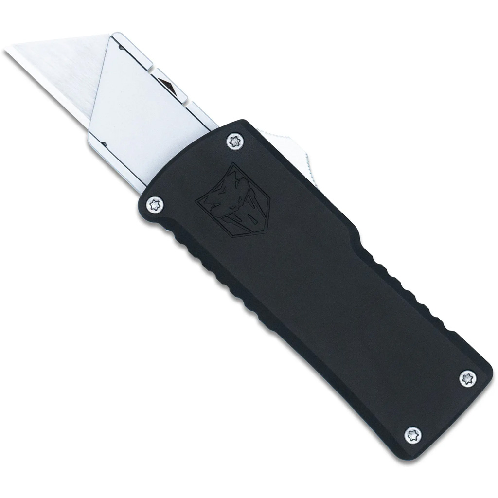CobraTec Utility OTF Knife OTF Utility Blade Black - Image 2