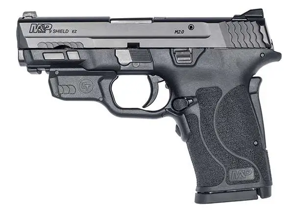 SMITH & WESSON M&P 9 SHIELD EZ M2.0 3.675" CT RD LSRGD NTS 8RD TLCI SAO