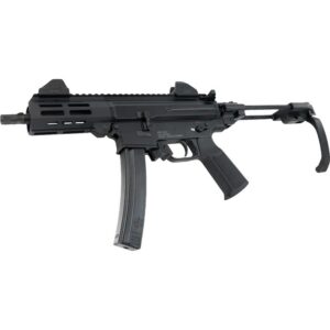 SDS Imports Mac IX Handgun 9mm Luger 30rd Magazines (2) 6.5" 1/2x28 Threaded Barrel Black with J-Brace
