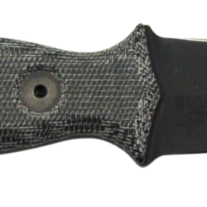 HALF FACE BLADES TRIDENT DAGGER 3" BLADE, 6.75" OA, S45VN STEEL, HRC60, ARMOR BLK, GRY MICARTA GRIP