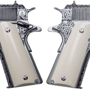 COLT GOVERNMENT 1911 SILVERADO 45ACP PISTOL FULL ENGRAVED/IVORY GRIP 7RD MAGAZINE 1-300 UNITS