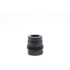 MINI MUZZLE BRAKE 0.456 1/2-28 THREAD TAPER SHOULDER BLACK