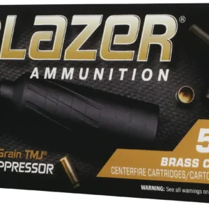 CCI 45 AUTO 230GR TMJ BLAZER BRASS CLEAN-FIRE SUPPRESSOR 50RD/BX 10BX/CS